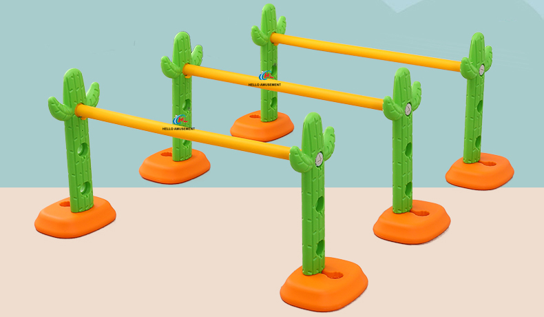 Sensory integration training adjustable plastic hurdles 12