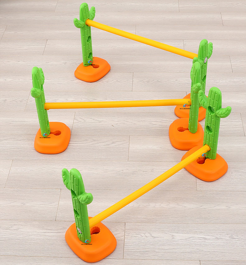 Sensory integration training adjustable plastic hurdles 8