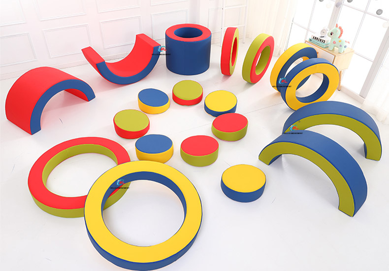 Sensory integration training equipment soft play combination set 54