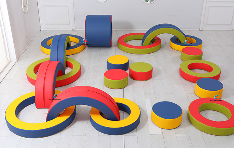 Sensory integration training equipment soft play combination set 61