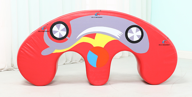 Sensory training equipment children's soft rocking horse 19