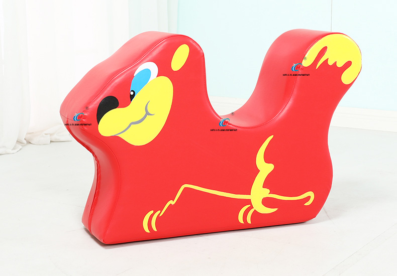 Sensory training equipment children's soft rocking horse 27