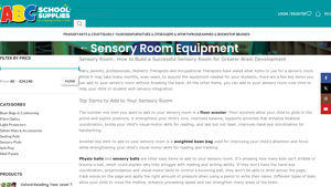 Sensory Room Equipment - ABC School Supplies - Sensory Rooms & Sensory Equipment Solutions in Ireland