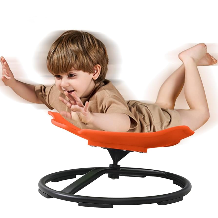 Illustrative example of AUTISM SPECIAL TRAINING ROOM KIDS SENSORY SWIVEL CHAIR from Google Search