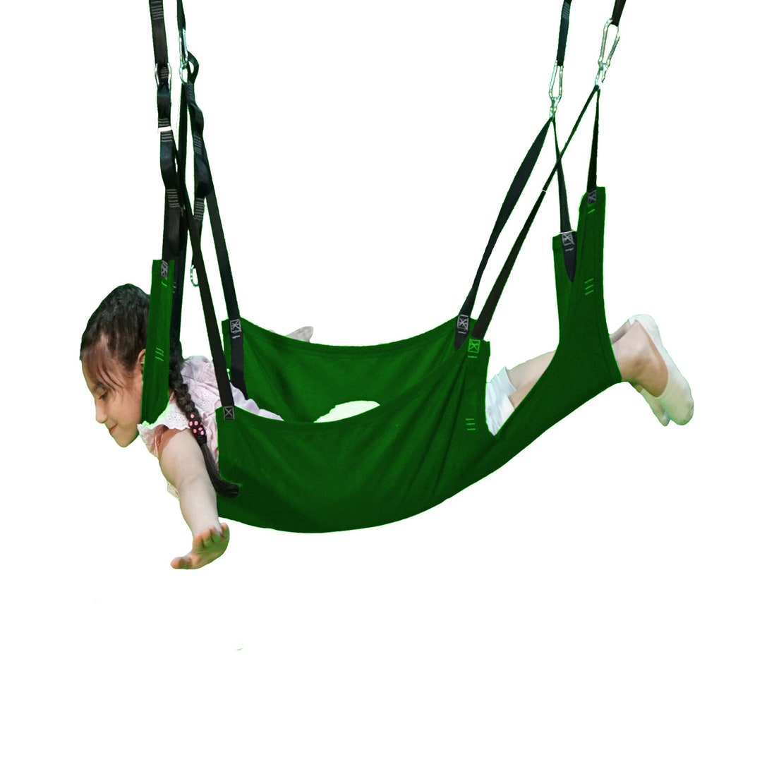 Illustrative example of Children Sensory System Training Suspension Rectangular Wooden Horse Swing from Google Search