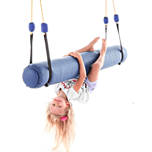 Illustrative example of Children Sensory Training Suspension Round Wooden Horse Swing from Google Search