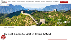 15 Best Places to Visit in China (2025) - China Highlights - best SENSORY SPACE in China