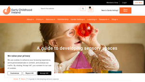 A guide to developing sensory spaces - Early Childhood Ireland - best SENSORY SPACE in ireland