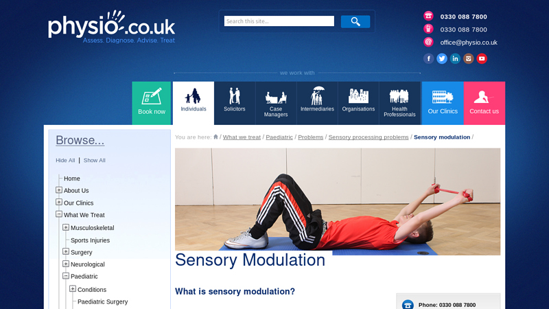 Sensory Modulation - Problems - Paediatric - What We Treat