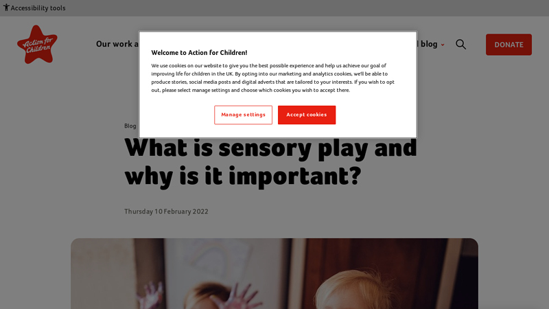 What is sensory play and why is it important? | Action For Children