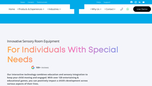 Innovative Sensory Room Equipment for Individuals with ... - KIDSjumpTECH - sensory play equipment