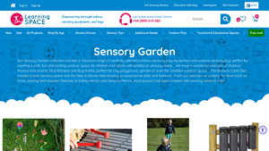 Sensory Garden | Outdoor Sensory Toys | Plum Mud Kitchen - Learning SPACE - sensory play equipment