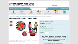 Madison Art Shop - Sensory University Spin Disc