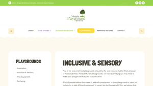 Inclusive & Sensory - Murphy Playgrounds - Sensory Rooms & Sensory Equipment Solutions in Ireland