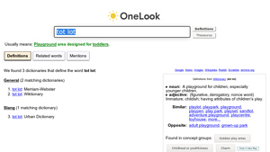 OneLook - Child's Playground