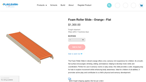 Playlearn - Flat Foam Roller Slide