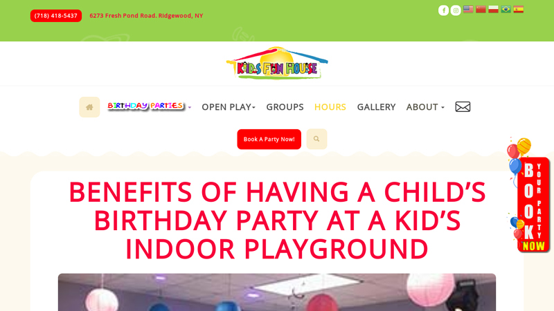 Benefits Of Having A Child's Birthday Party At A Kid's Indoor ...