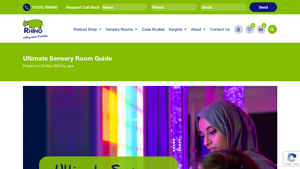 Ultimate Sensory Room Guide - Rhino UK - best SENSORY SPACE in China