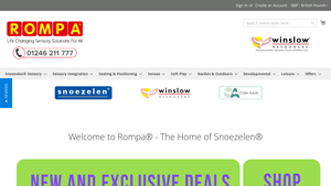 Rompa Home | Snoezelen® Multi-Sensory Environments and Sensory ... - Sensory Rooms & Sensory Equipment Solutions in Ireland