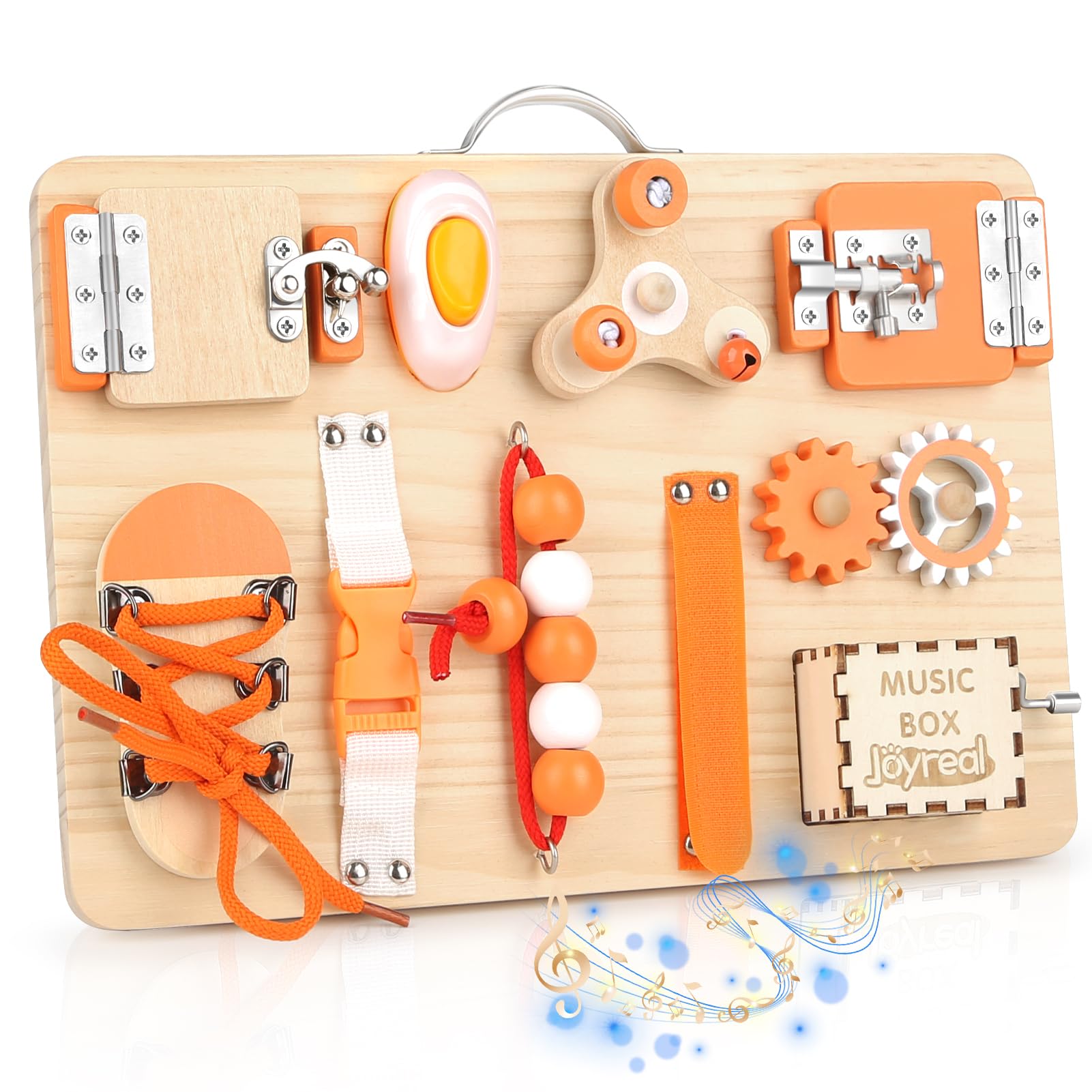 Illustrative example of sensory activity board kids from Google Search