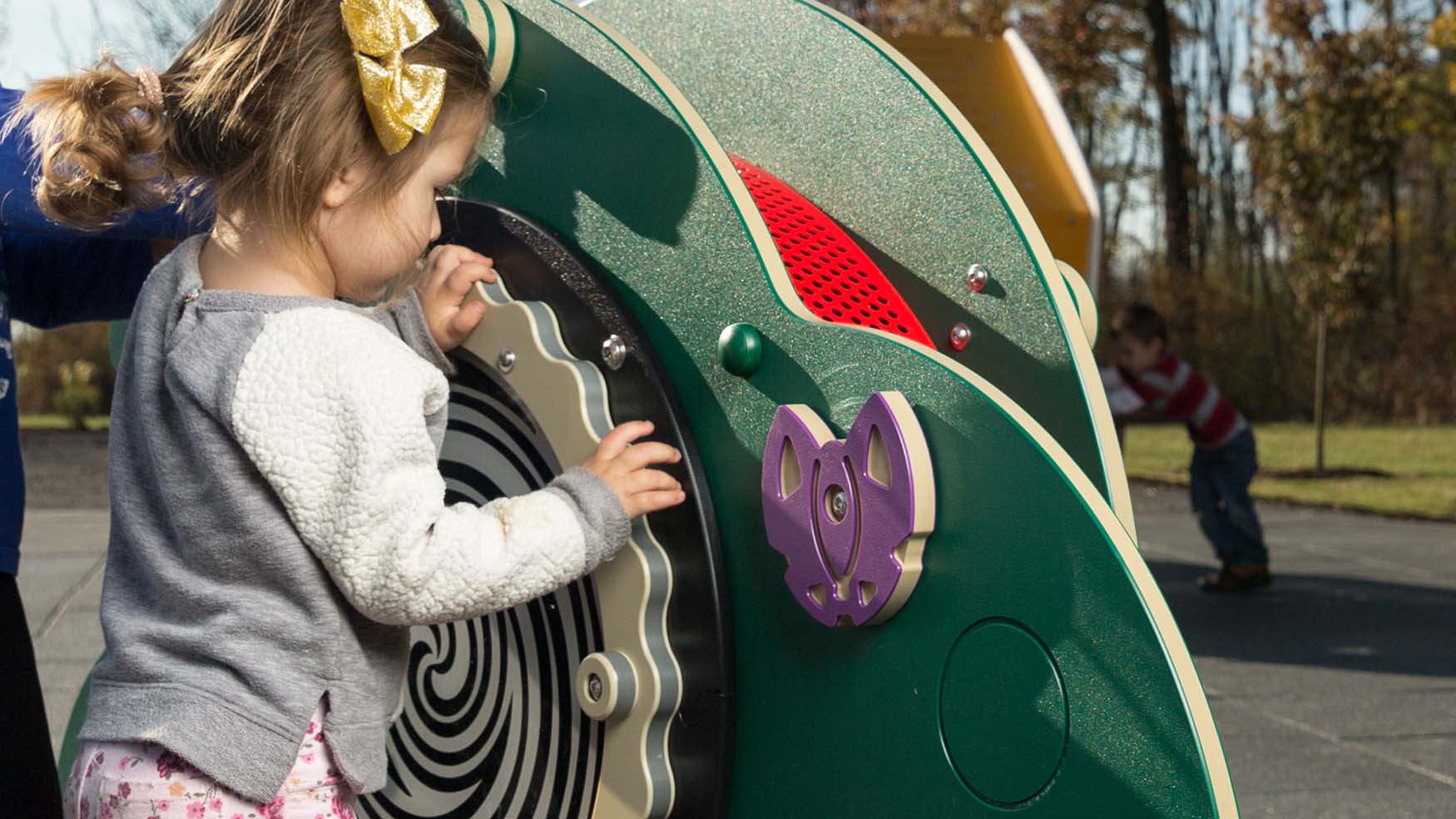 Illustrative example of sensory playground equipment for schools from Google Search
