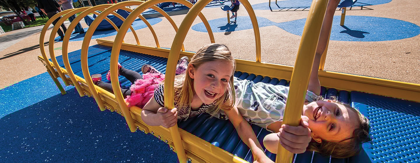 Illustrative example of sensory playground ideas from Google Search