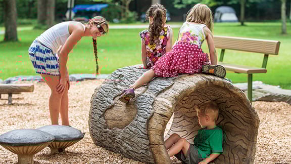 Illustrative example of sensory playground from Google Search