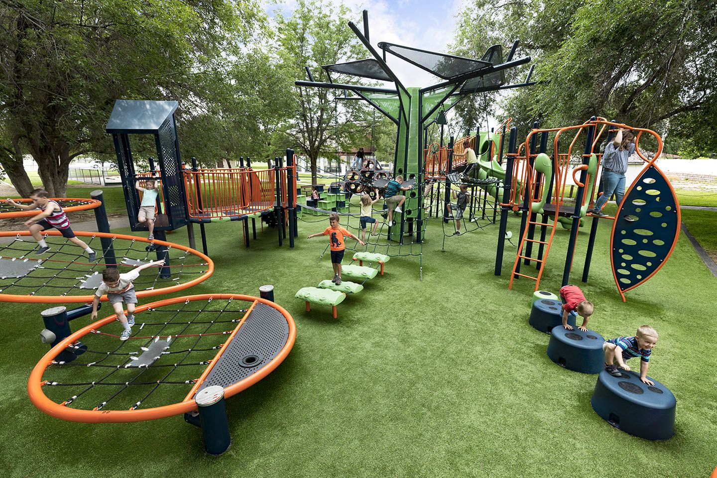 Illustrative example of sensory playground from Google Search