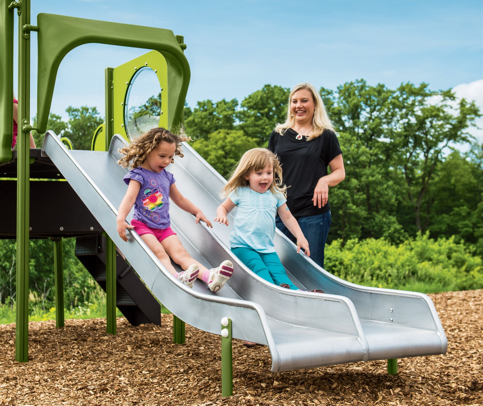 Illustrative example of sensory playground slide from Google Search