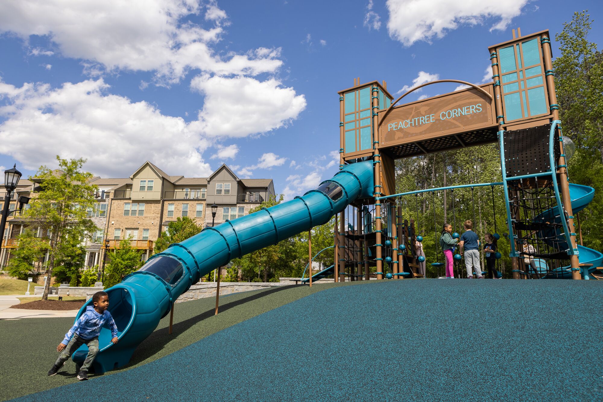 Illustrative example of sensory playground slide from Google Search