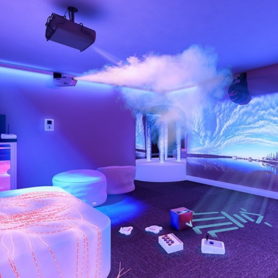 Illustrative example of sensory room equipment from Google Search
