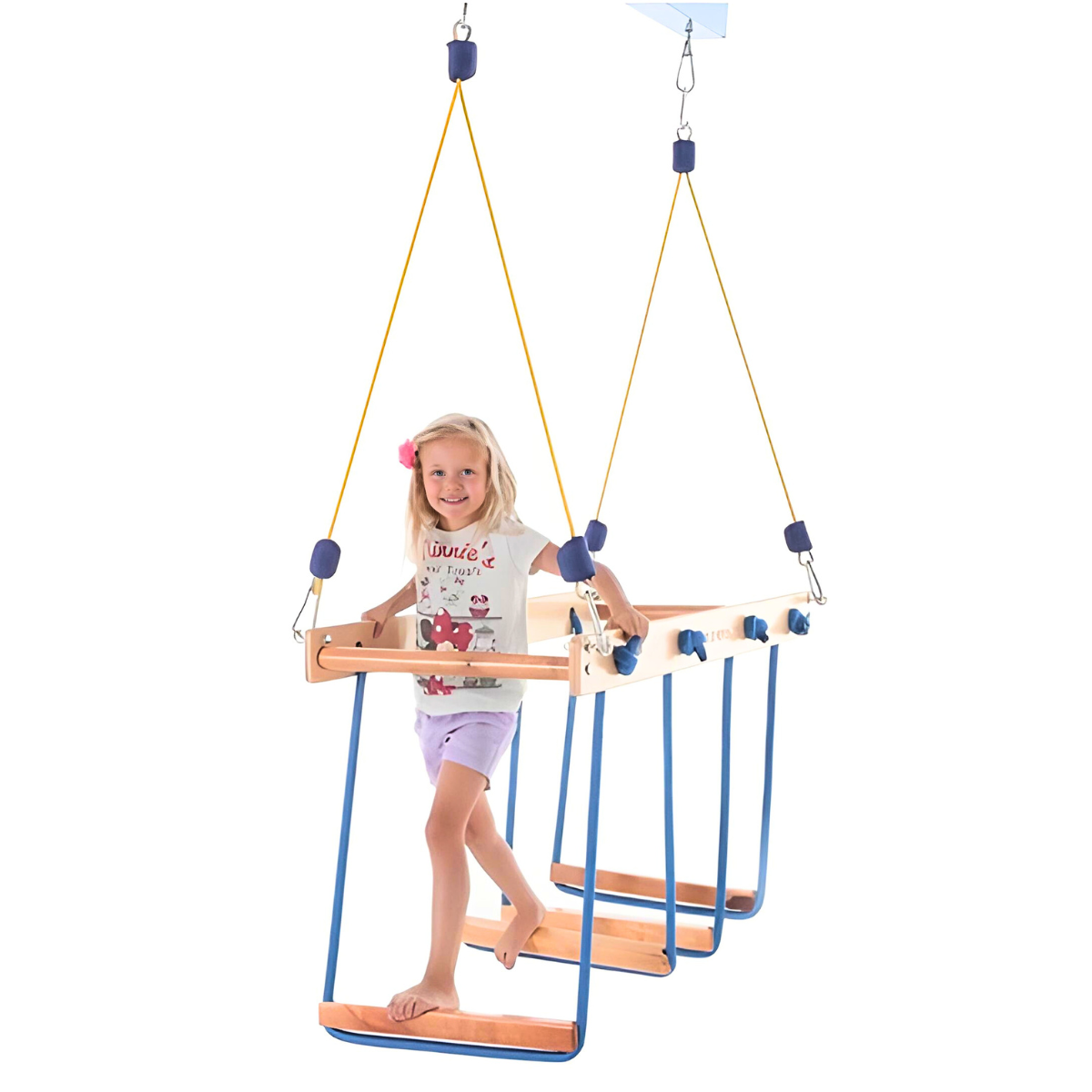 Illustrative example of Sensory Training Equipment Quadrangular Ladder Stick Swing from Google Search