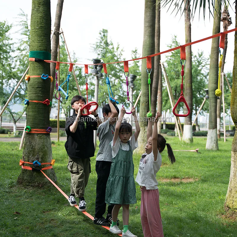 Illustrative example of Sensory Training Equipment Quadrangular Ladder Stick Swing from Google Search