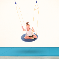 Illustrative example of Sensory Training Round Iron Ring Swing from Google Search
