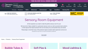Buy Sensory Room Equipment Online - Sensory Direct - Best sensory room equipment supplier canada