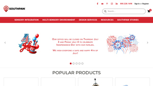 Southpaw Enterprises - sensory room equipment in canada