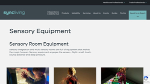 Sensory Equipment | Sync Living Northern Ireland & ROI - Sensory Rooms & Sensory Equipment Solutions in Ireland