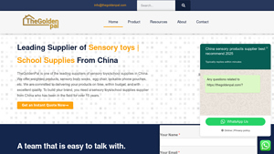 Leading Sensory Toys & School Supplies Supplier from China | TheGoldenPal - Best sensory room equipment supplier in China