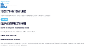 The Sensory Room - Sensory Rooms Simplified - Sensory Rooms & Sensory Equipment Solutions in Ireland