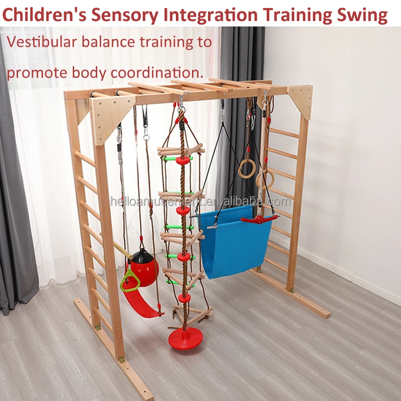 Illustrative example of Toddler TPE Hanging Basket Swing Sensory Training Swing from Google Search