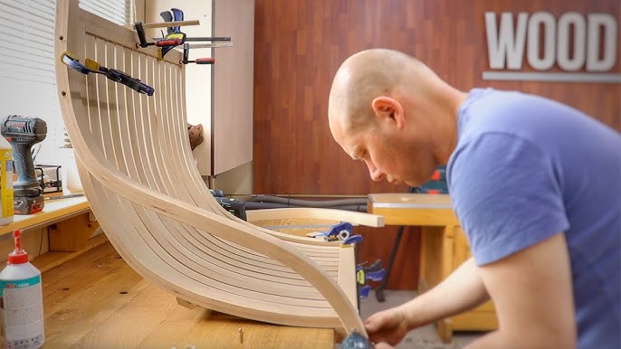 Illustrative example of U-shaped Wooden Curved Swing from Google Search