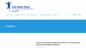 Accessible Playground - Inclusive Play Areas in Florida
