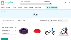 Adaptive Mall - Special Needs Outdoor Equipment