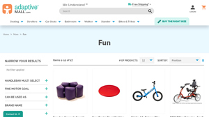 Adaptive Mall - Outdoor Special Needs Equipment