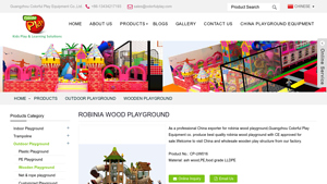 Colorful Play - ROBINIA WOOD PLAYGROUND