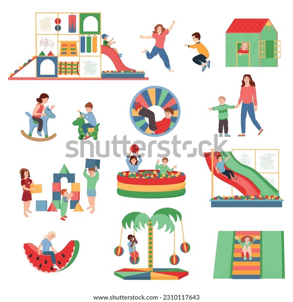 Illustrative image for Commercial kids park indoor soft play gyms set for toddlers