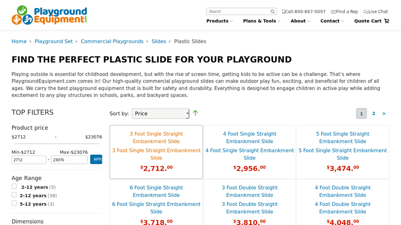 Find the Perfect Plastic Slide for Your Playground