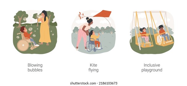 Illustrative image for Disabled children playground equipment outdoor