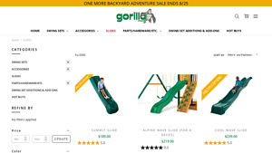 Gorilla Playsets - Playground Slides