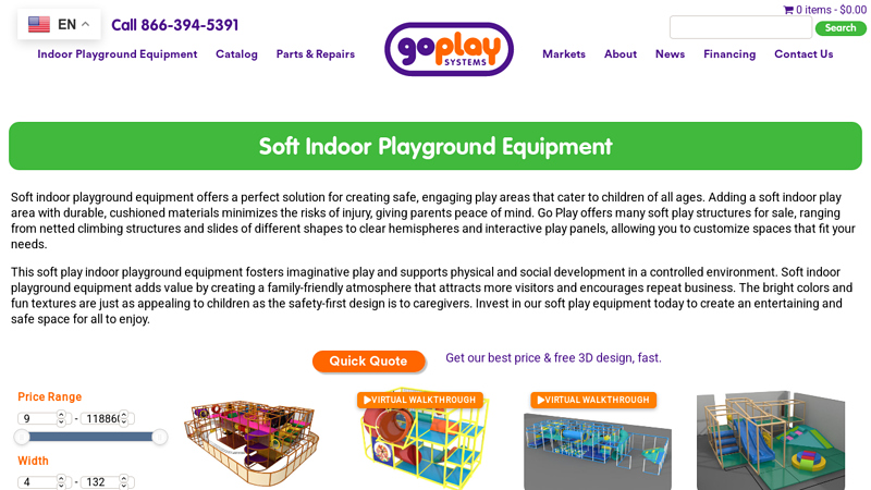 Soft Indoor Playground Equipment - Go Play Systems